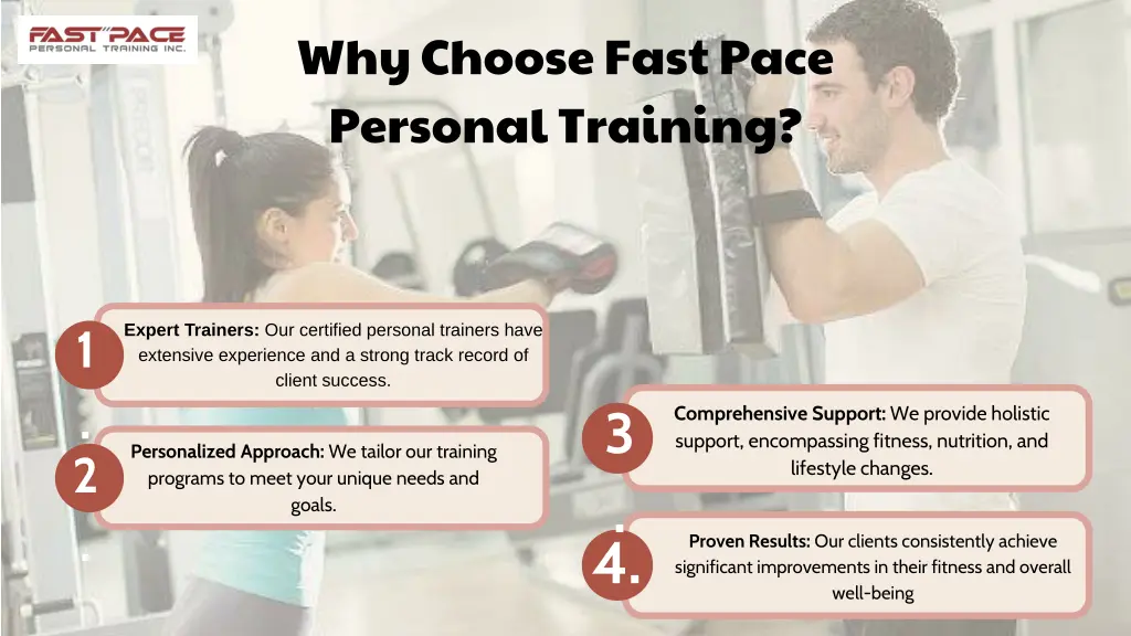 why choose fast pace personal training