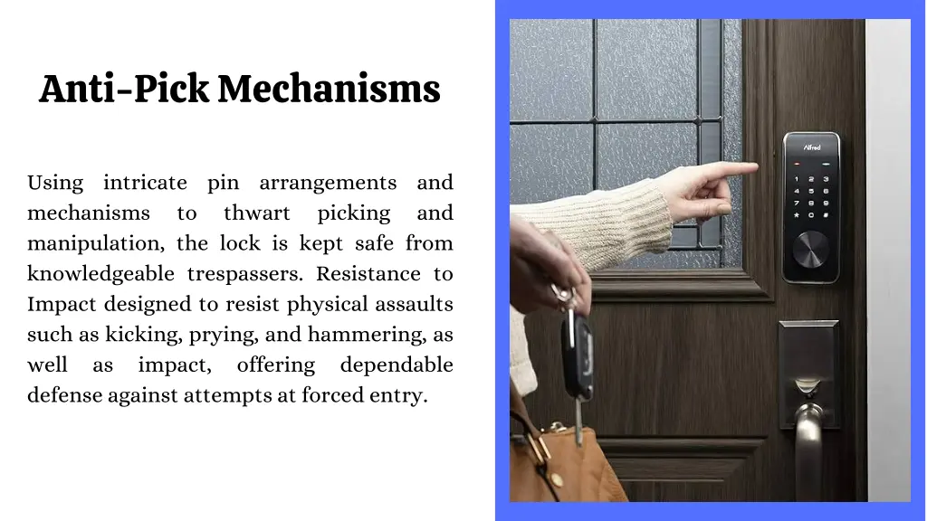 anti pick mechanisms