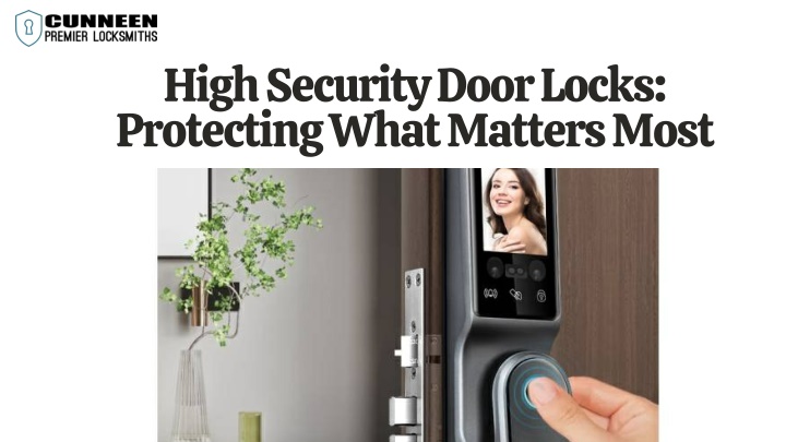 high security door locks protecting what matters