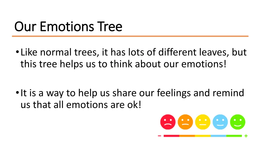 our emotions tree our emotions tree