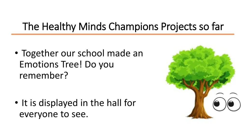 the healthy minds champions projects