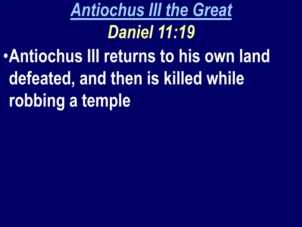 antiochus iii the great daniel 11 19 antiochus