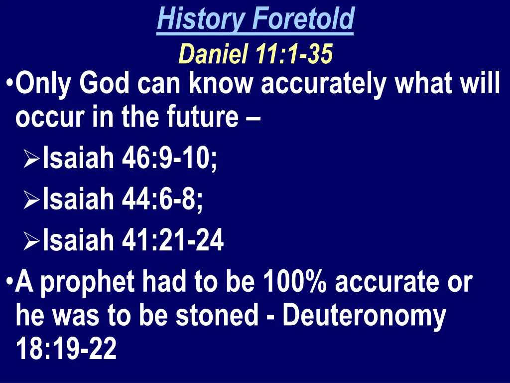 history foretold daniel 11 1 35