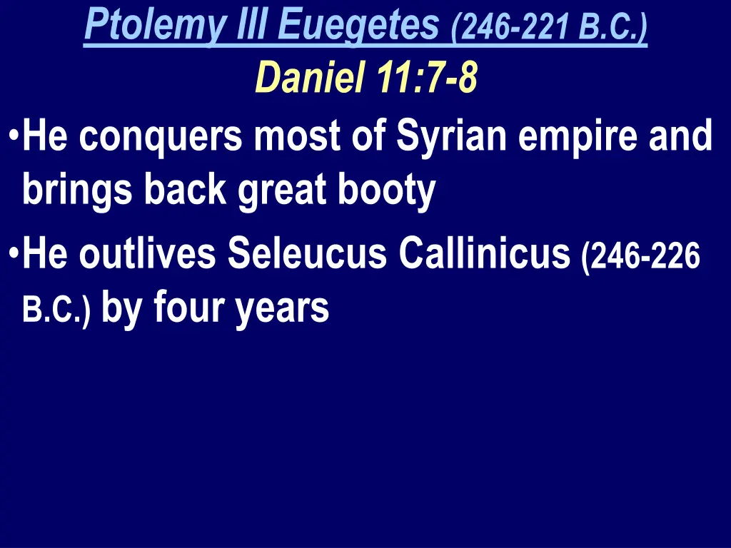 ptolemy iii euegetes 246 221 b c daniel