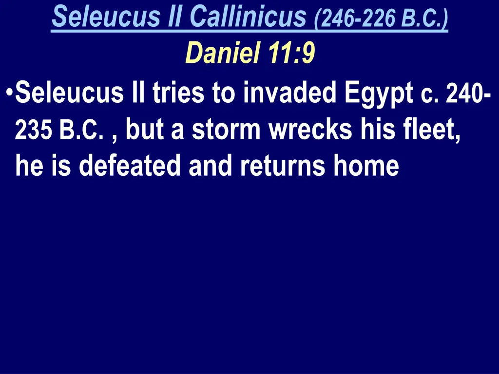 seleucus ii callinicus 246 226 b c daniel