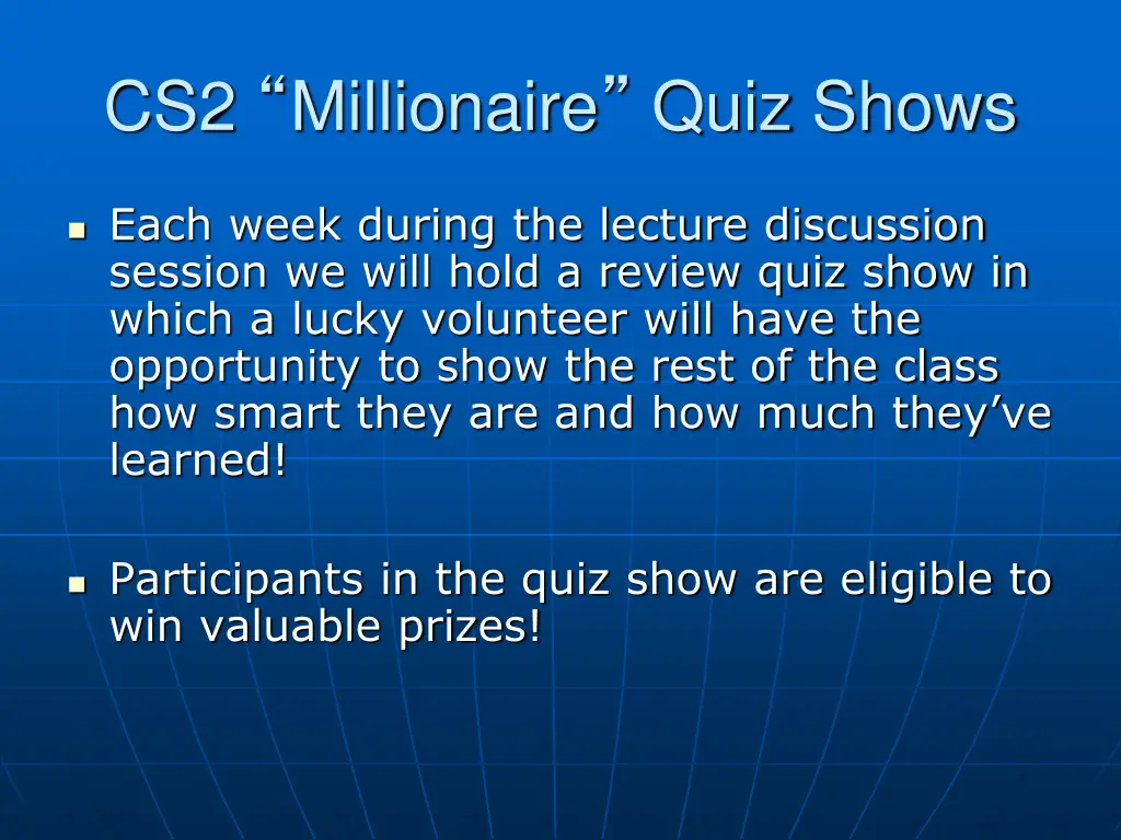 cs2 millionaire quiz shows