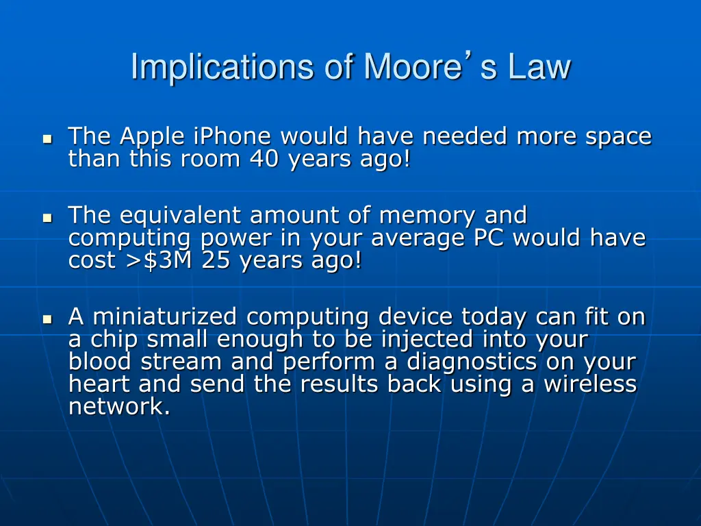 implications of moore s law