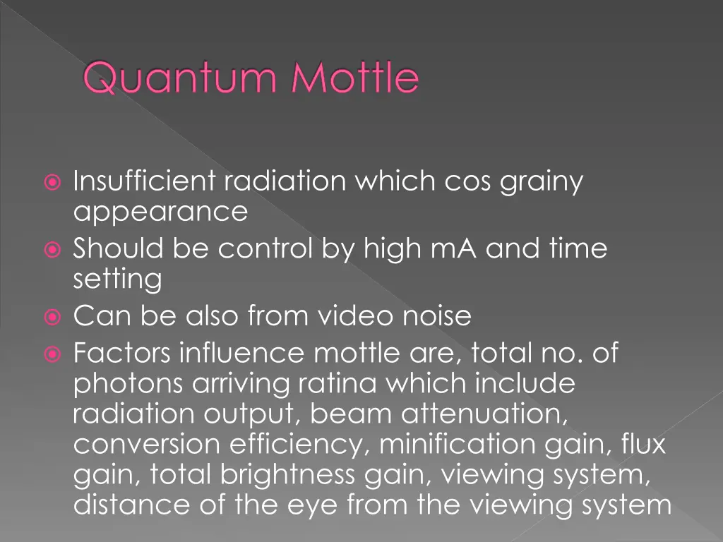 quantum mottle