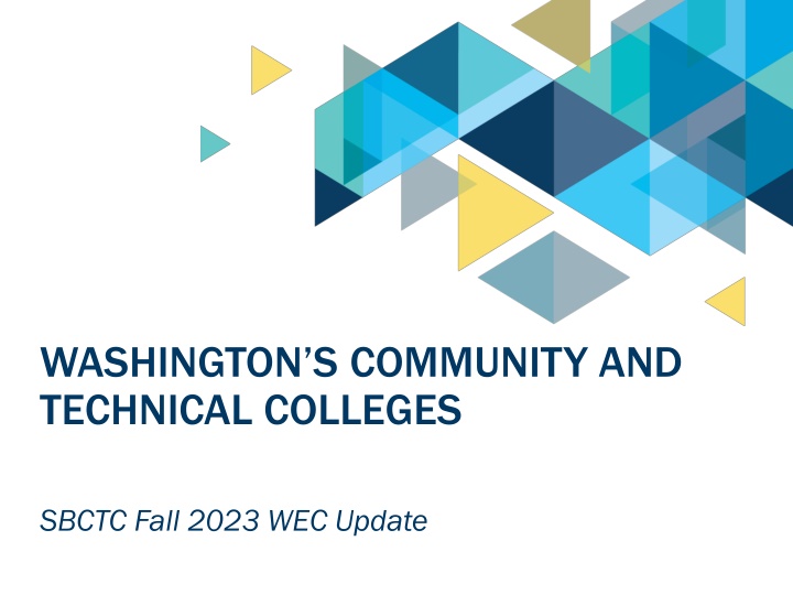 washington s community and technical colleges