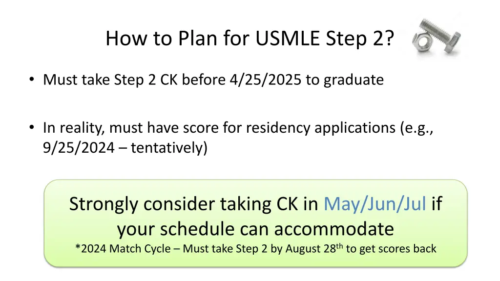 how to plan for usmle step 2