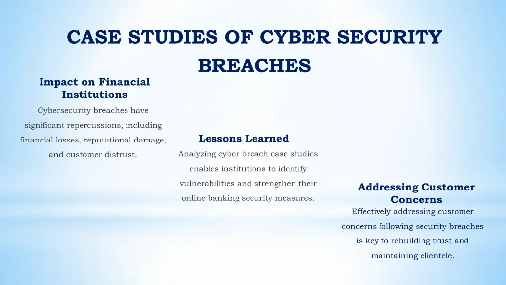 case studies of cyber security breaches impact