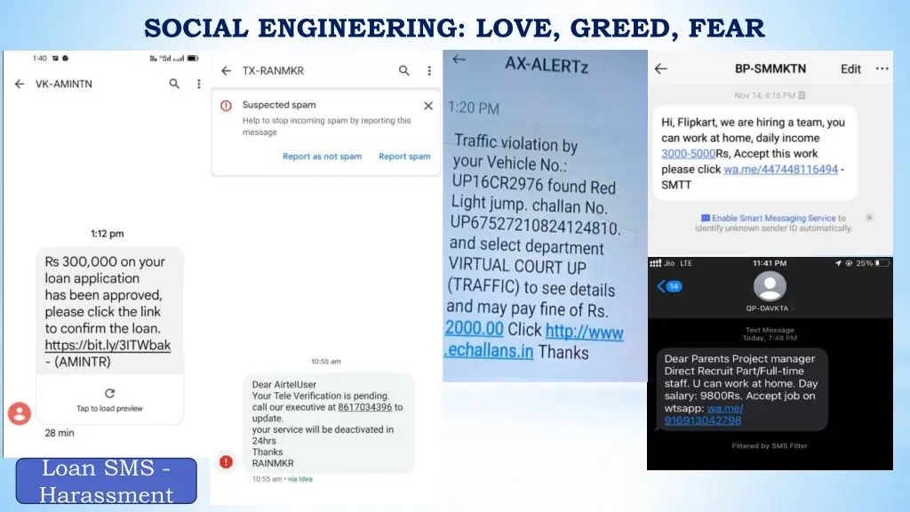 social engineering love greed fear
