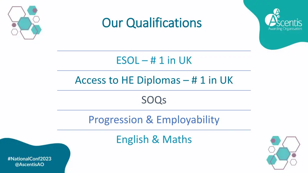 our qualifications our qualifications