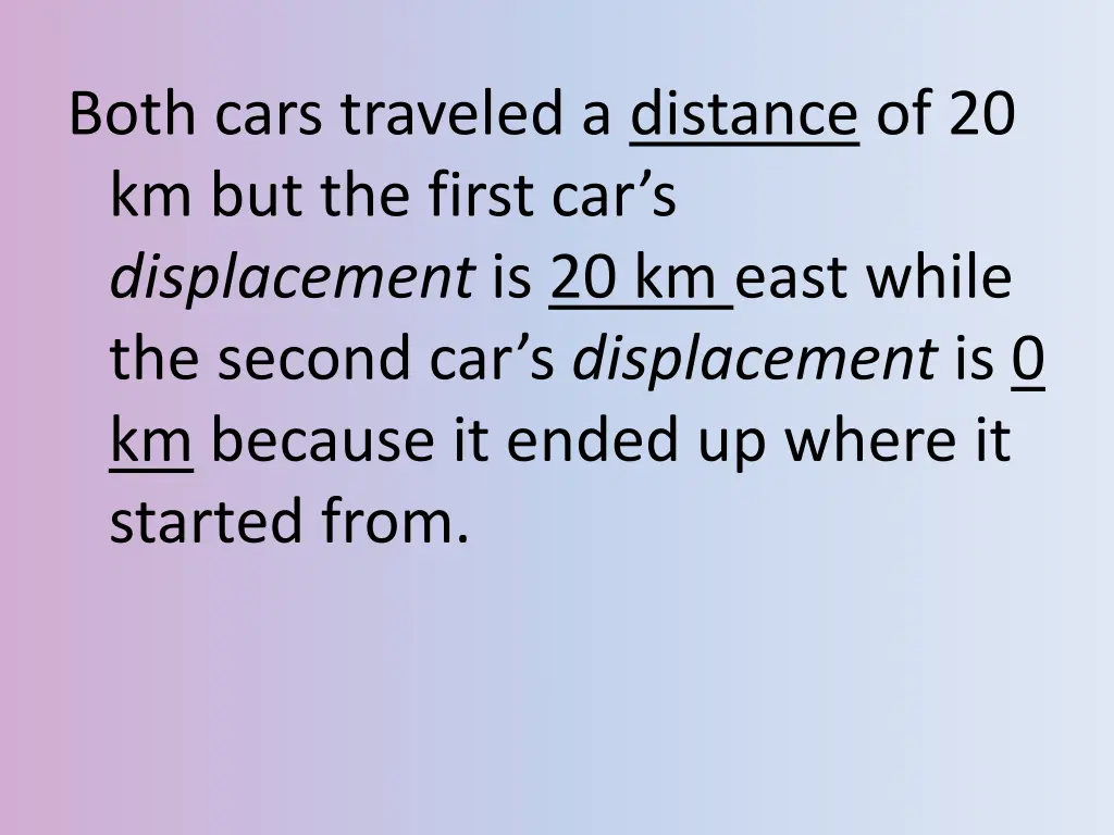 both cars traveled a distance