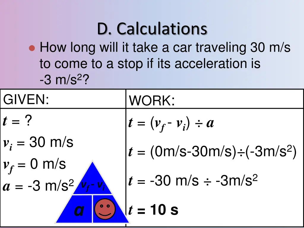 d calculations 3