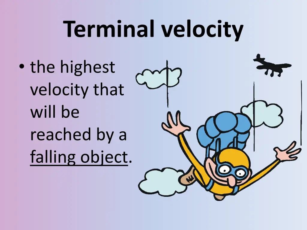 terminal velocity