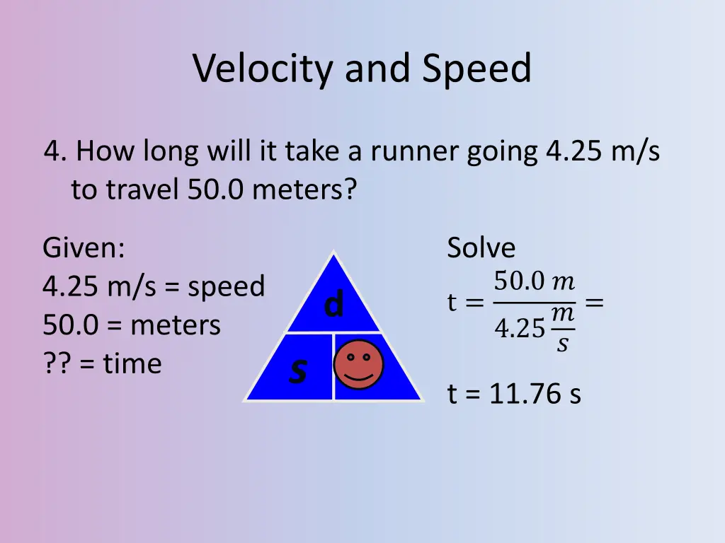 velocity and speed 2