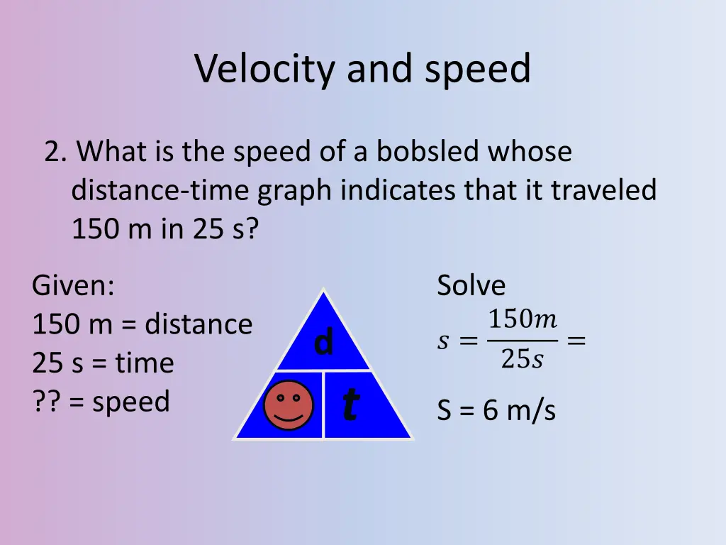velocity and speed