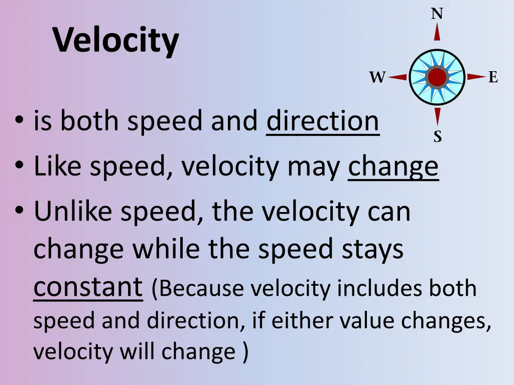 velocity