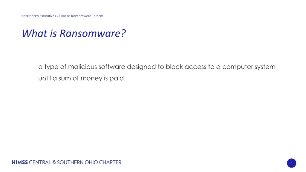 healthcare executives guide to ransomware threats 2