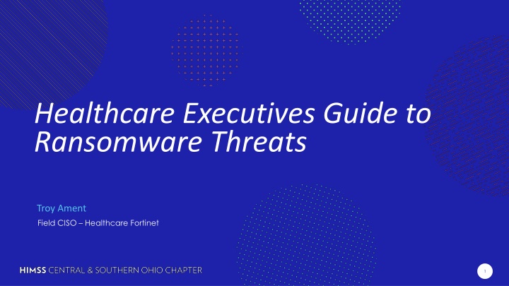 healthcare executives guide to ransomware threats