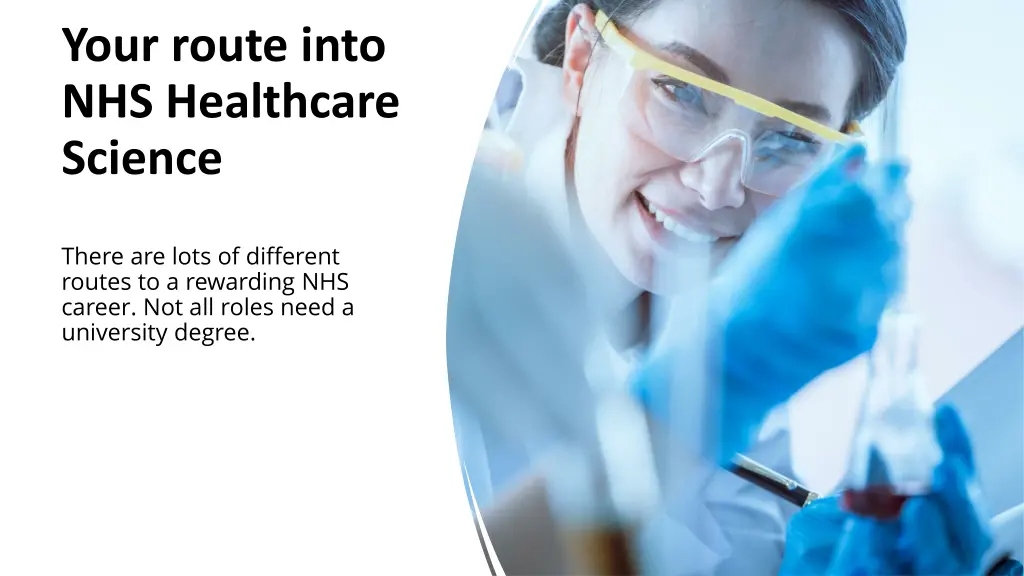 your route into nhs healthcare science