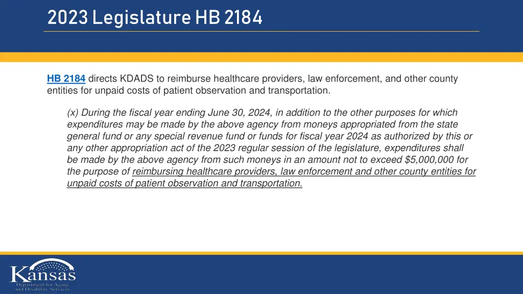 2023 legislature hb 2184