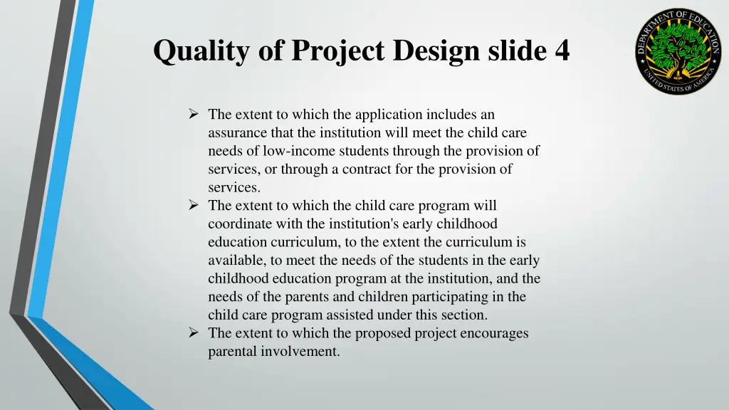 quality of project design slide 4