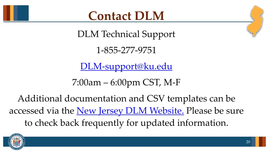 contact dlm