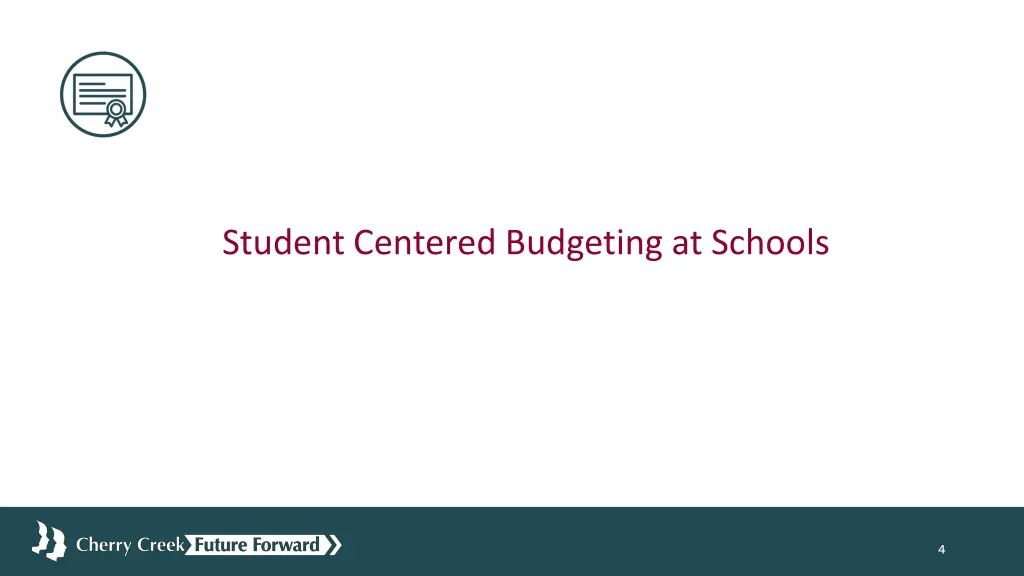 student centered budgeting at schools