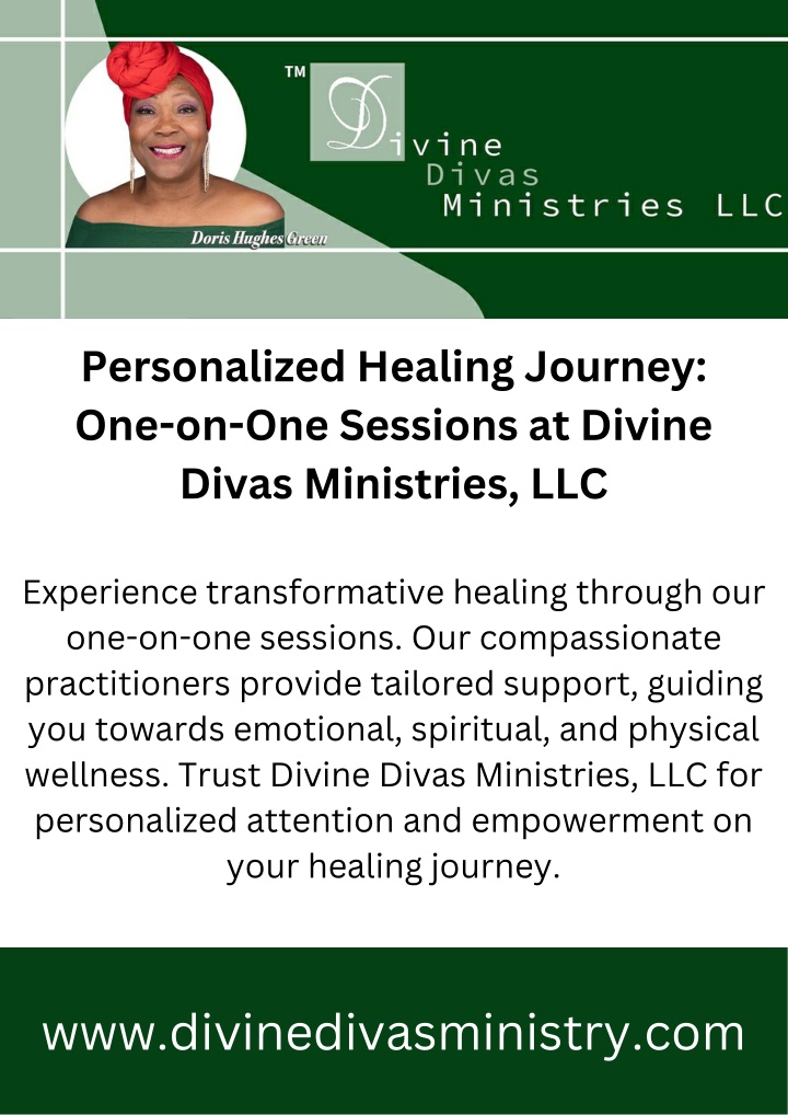 personalized healing journey one on one sessions