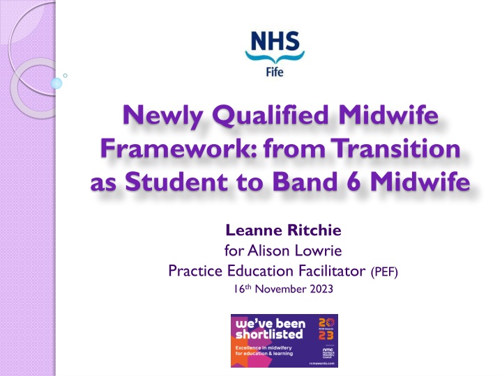 newly qualified midwife framework from transition