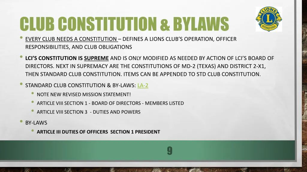 club constitution bylaws every club needs