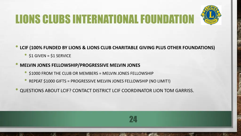 lions clubs international foundation