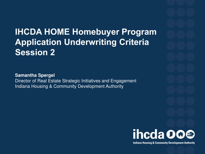 ihcda home homebuyer program application