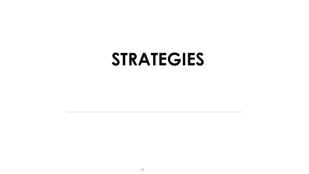 strategies