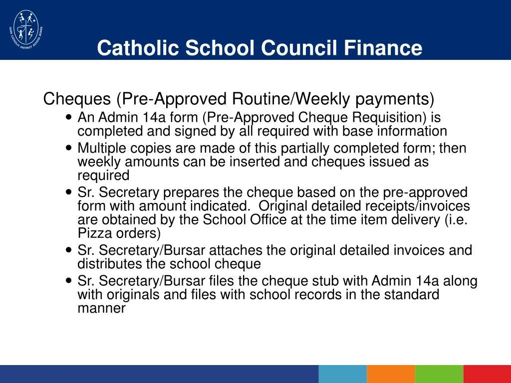 catholic school council finance procedures 3