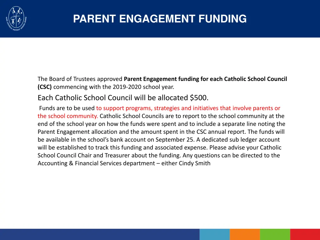 parent engagement funding