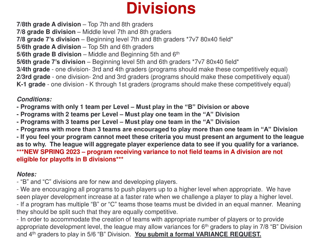 divisions