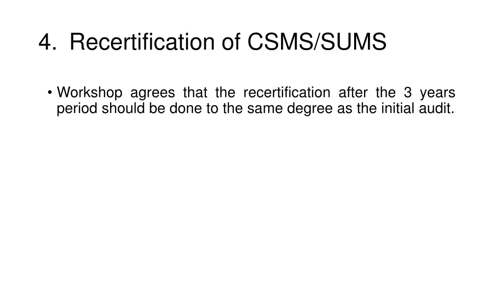 4 recertification of csms sums