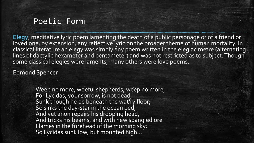 poetic form 2