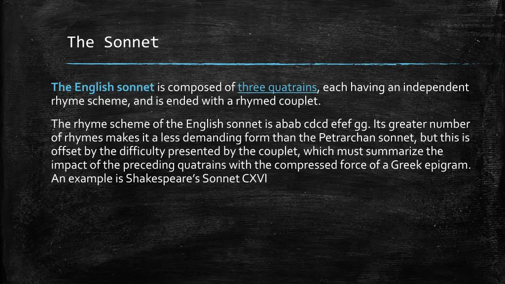 the sonnet 2