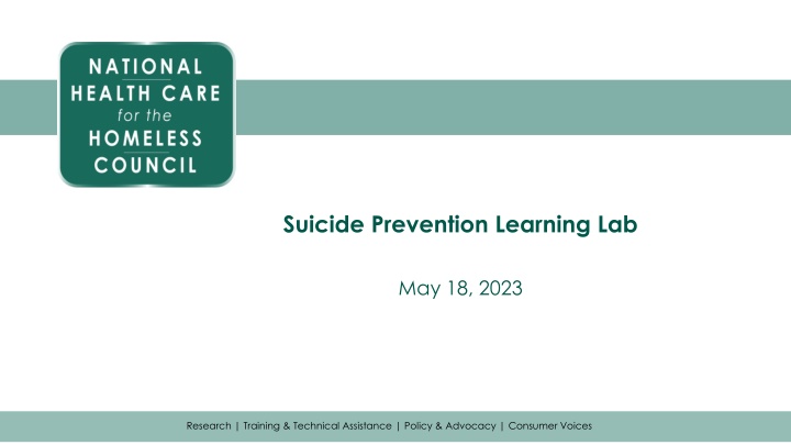 suicide prevention learning lab