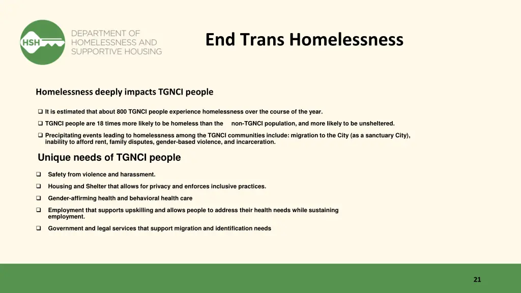 end trans homelessness