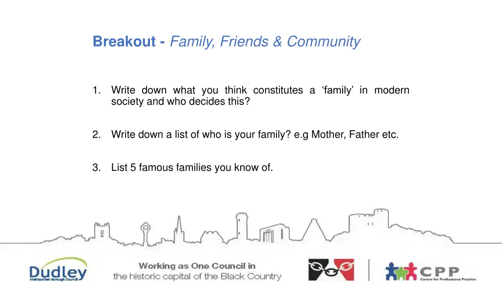 breakout family friends community