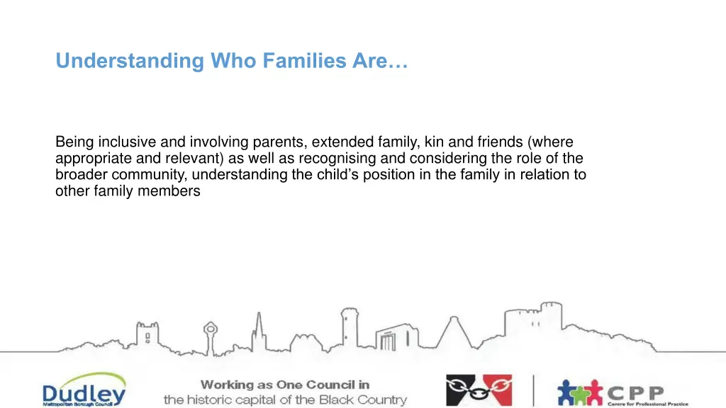 understanding who families are