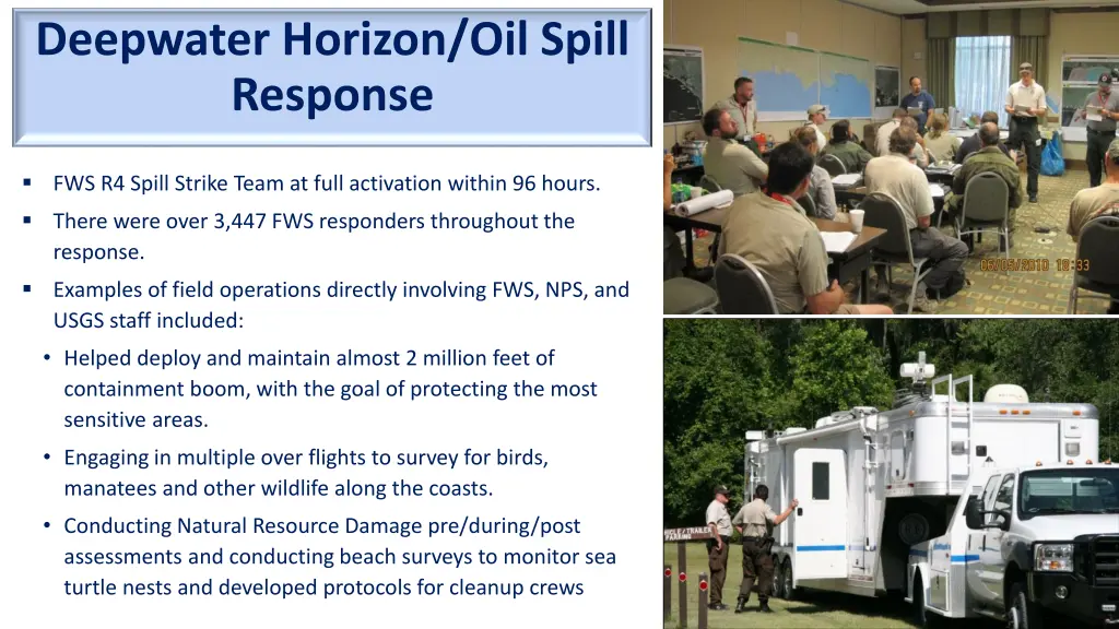 deepwater horizon oil spill response 2