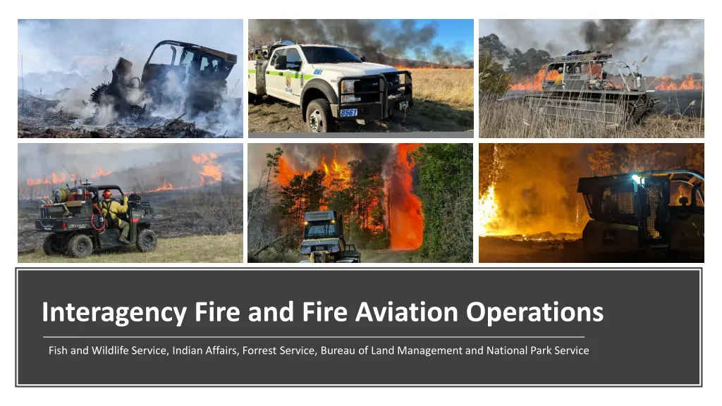 interagency fire and fire aviation operations