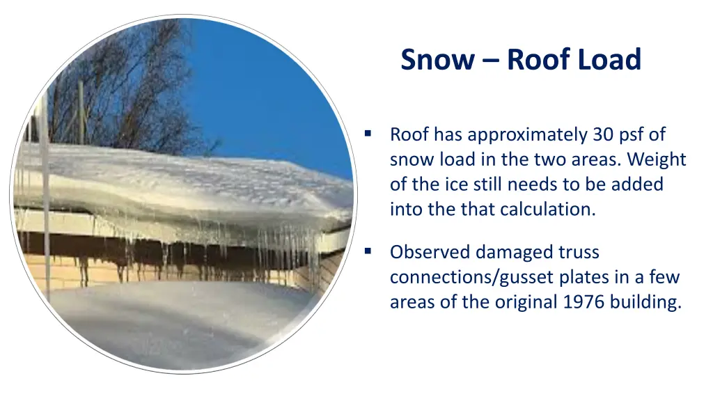 snow roof load