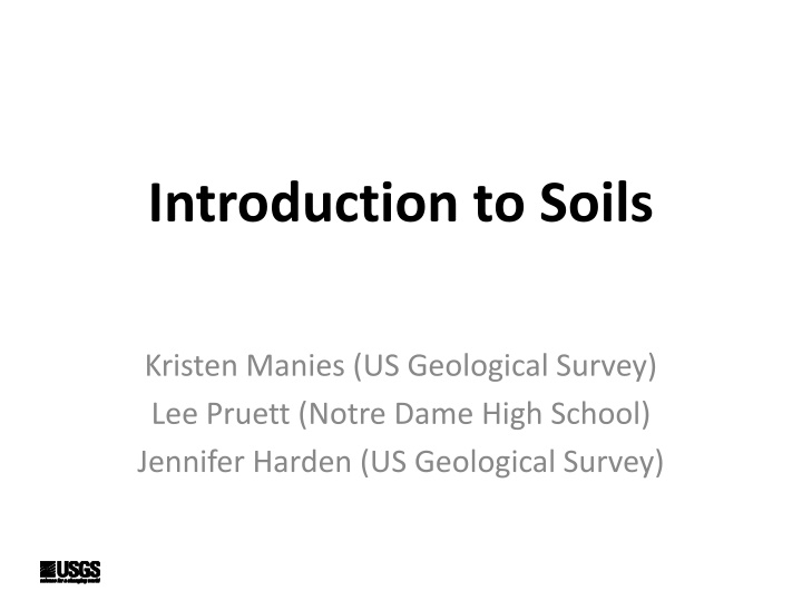 introduction to soils